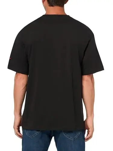 PUMA Erkaklar uchun kundalik kiyim, grafik naqshli, yumaloq yoqali, kalta yengli kundalik futbolka - 2