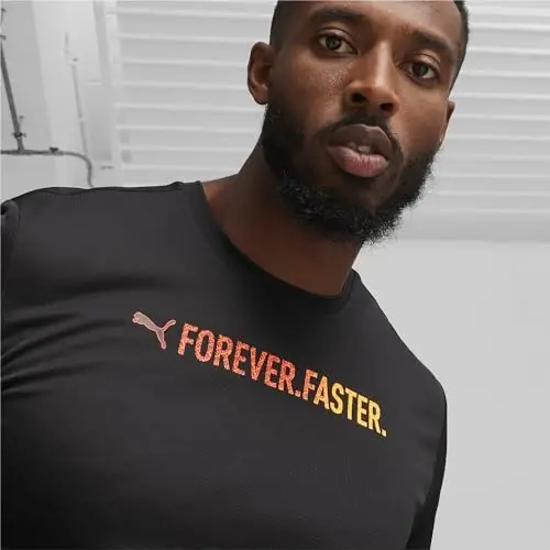 PUMA Erkaklar uchun kundalik qisqa yengli futbolka - 6