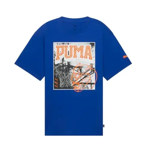 PUMA Erkaklar uchun kundalik qisqa yengli futbolka - 1