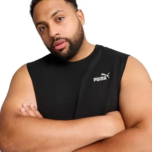 PUMA erkaklar uchun yengsiz futbolka (Katta va uzun o'lchamlarda mavjud) - 2