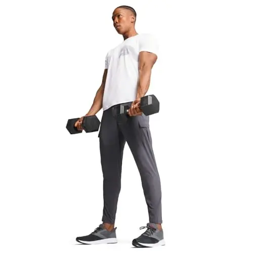 PUMA erkaklarining Train All Day Big Logo futbolkasi - 3