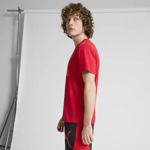 PUMA erkaklarining Train All Day Essentials futbolkasi - 4