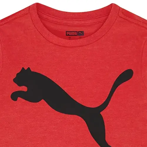 PUMA Boys' Big Cat Logo T-Shirt - 5