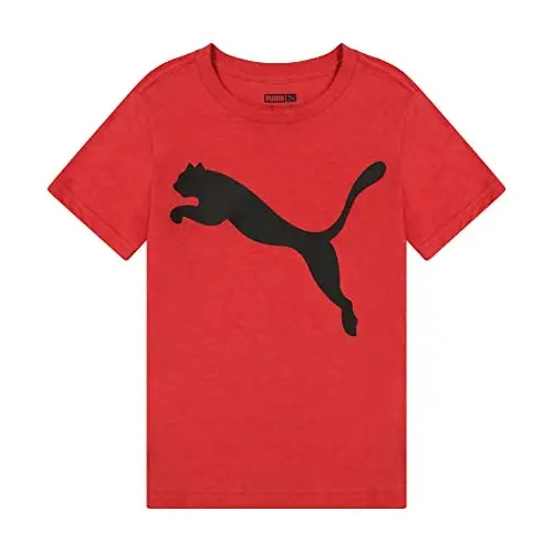 PUMA Boys' Big Cat Logo T-Shirt - 4