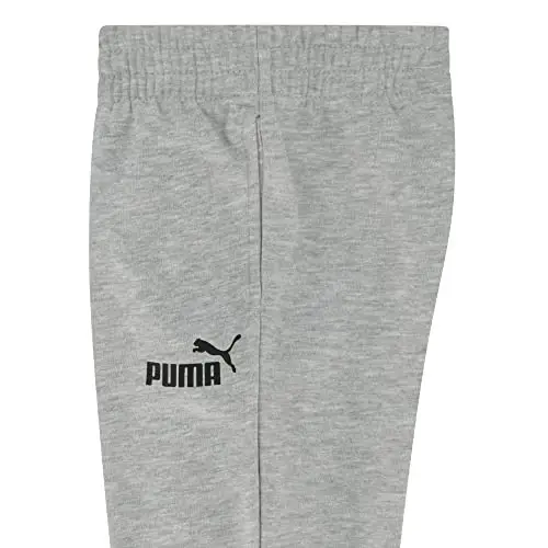 PUMA Boys' Core Logo Jogger, Side Seam Pockets, Elastic Waistband, Pull on Pant - 5