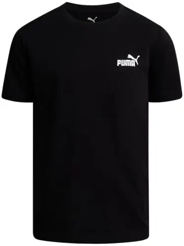 PUMA Boys Shirt - Cotton Crewneck Short Sleeve Active T Shirt for Boys with Logo (Sizes: 8-20) 