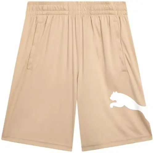 PUMA Boys Athletic Shorts - Quick Dry Breathable Interlock Performance Boys Basketball Shorts with Pockets (Sizes: 4-20) 