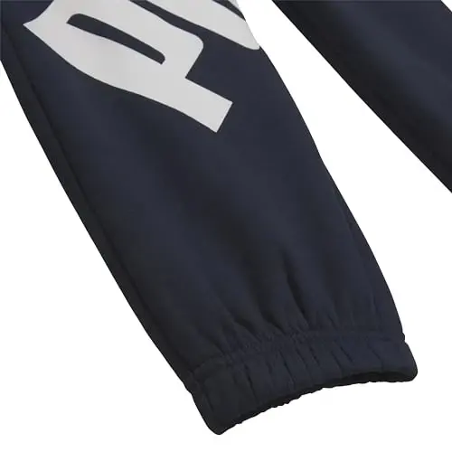 PUMA Boys' Core Logo Jogger, Side Seam Pockets, Elastic Waistband, Pull on Pant - 5