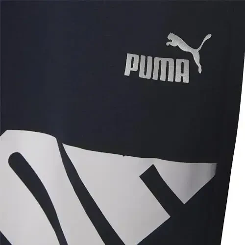 PUMA Boys' Core Logo Jogger, Side Seam Pockets, Elastic Waistband, Pull on Pant - 4