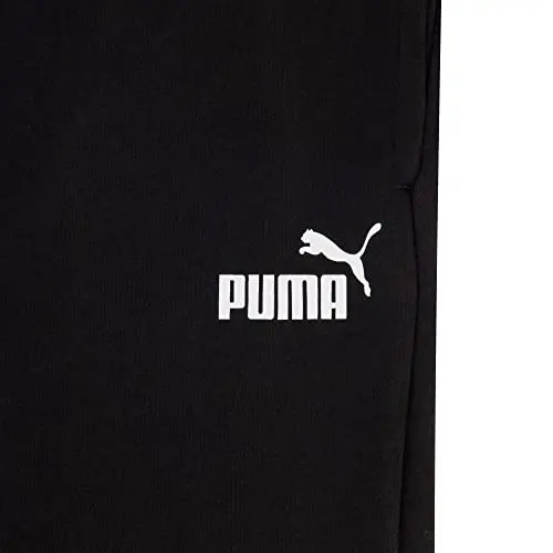 PUMA Boys' Core Logo Jogger, Side Seam Pockets, Elastic Waistband, Pull on Pant - 5