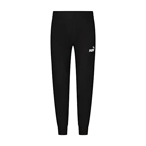 PUMA Boys' Core Logo Jogger, Side Seam Pockets, Elastic Waistband, Pull on Pant 
