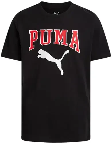 PUMA Boys T-Shirt - Cat Logo T-Shirt for Boys - Athletic Crewneck Short Sleeve Tee (S-XL) - 1