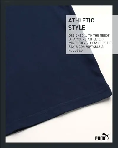 PUMA Boys T-Shirt - Cat Logo T-Shirt for Boys - Athletic Crewneck Short Sleeve Tee (S-XL) - 5