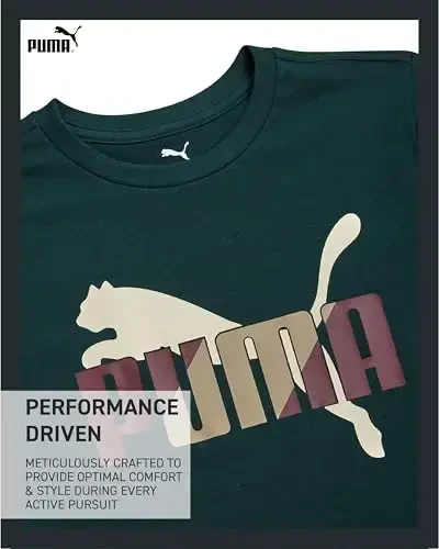 PUMA Boys T-Shirt - Cat Logo T-Shirt for Boys - Athletic Crewneck Short Sleeve Tee (S-XL) - 3
