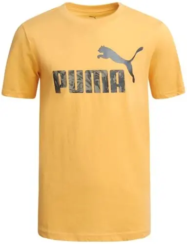 PUMA Boys T-Shirt - Cat Logo T-Shirt for Boys - Athletic Crewneck Short Sleeve Tee (S-XL) - MODAZONE