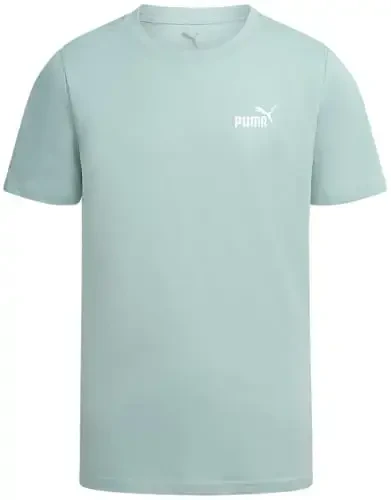 PUMA Boys Shirt - Cotton Crewneck Short Sleeve Active T Shirt for Boys with Logo (Sizes: 8-20) 