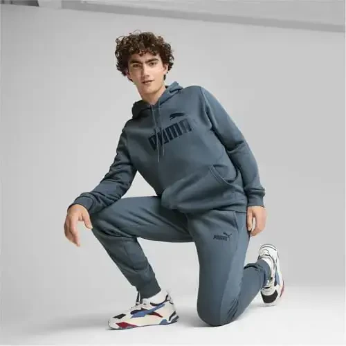 PUMA mens Essentials Logo Fleece Hoodie (Available in Big & Tall) - 4