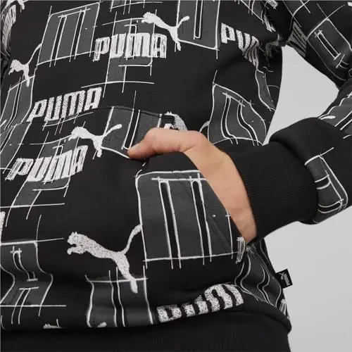 PUMA mens Essentials Logo Fleece Hoodie (Available in Big & Tall) - 5