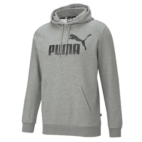 PUMA Erkek Essentials Logo Fleece Kapüşonlu Sweatshirt (Büyük ve Uzun Beden Seçenekleriyle) - 3
