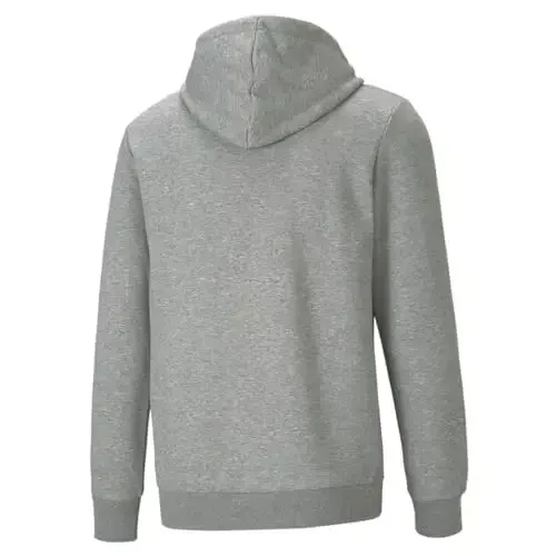 PUMA erkek Essentials Logo Fleece Kapüşonlu Üst (Büyük ve Uzun Boy Seçenekleriyle) - 4