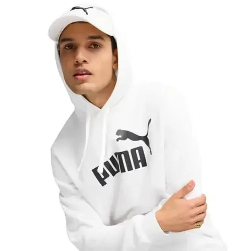 PUMA mens Essentials Logo Fleece Hoodie (Available in Big & Tall) - 5