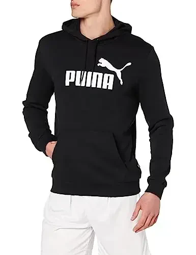 PUMA mens Essentials Logo Fleece Hoodie (Available in Big & Tall) - 1
