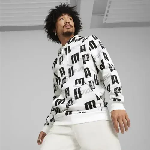 PUMA mens Essentials Logo Fleece Hoodie (Available in Big & Tall) - 3