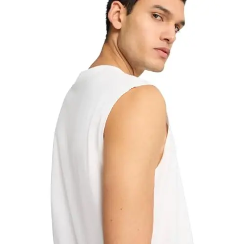 PUMA Mens Essentials Resort Graphic Crew Neck Short Sleeve Casual Tops Casual - Blue - 2