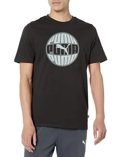 PUMA Mens Graphic T-Shirt (Available in Big and Tall Sizes) 