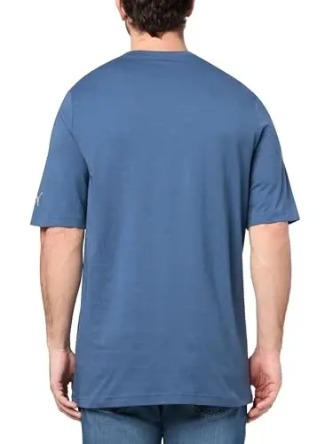 PUMA Mens Village Wear Graphic Crew Neck Short Sleeve Casual Tops Casual - 2