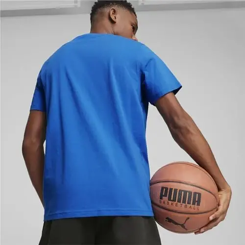 PUMA Mens Village Wear Graphic Crew Neck Short Sleeve Casual Tops Casual - 6
