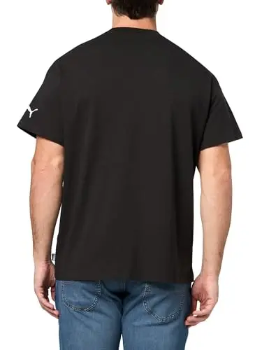 PUMA Mens Village Wear Graphic Crew Neck Short Sleeve Casual Tops Casual - 2
