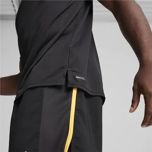 PUMA Mens Village Wear Graphic Crew Neck Short Sleeve Casual Tops Casual - 5