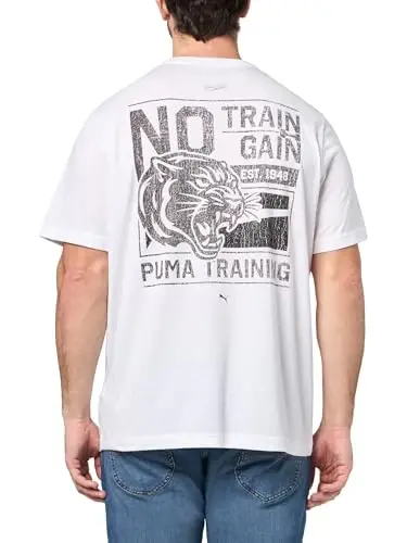 PUMA Mens Village Wear Graphic Crew Neck Short Sleeve Casual Tops Casual - PUMA (1)