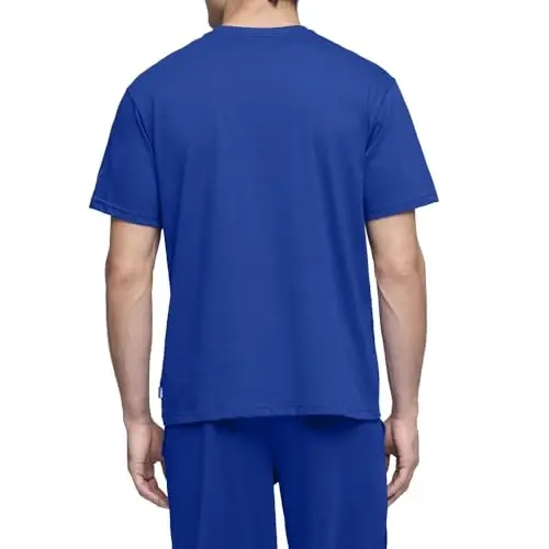 PUMA Mens Village Wear Graphic Crew Neck Short Sleeve Casual Tops Casual - 5