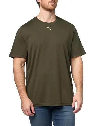 PUMA Mens Village Wear Graphic Crew Neck Short Sleeve Casual Tops Casual - 1
