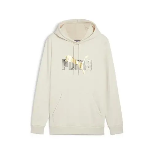PUMA Mens Essentials No. 1 Logo Hoodie Casual Outerwear Casual - Black 