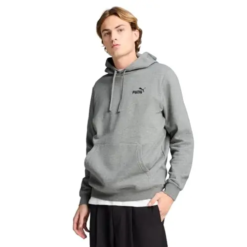 PUMA Mens Essentials No. 1 Logo Hoodie Casual Outerwear Casual - Black - PUMA