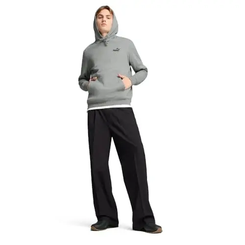 PUMA Mens Essentials No. 1 Logo Hoodie Casual Outerwear Casual - Black - 3