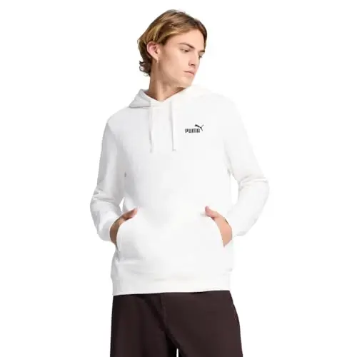PUMA Mens Essentials No. 1 Logo Hoodie Casual Outerwear Casual - Black 