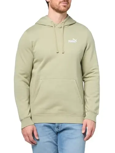 PUMA Mens Essentials No. 1 Logo Hoodie Casual Outerwear Casual - Black 
