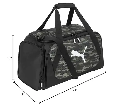 PUMA unisex-adult Form Factor Duffel with Adjustable Strap, Padded Bottom & Zip Pockets - 6