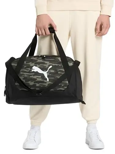 PUMA unisex-adult Form Factor Duffel with Adjustable Strap, Padded Bottom & Zip Pockets - 6