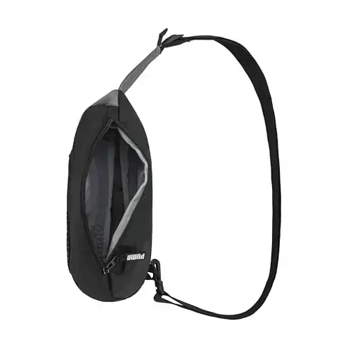 PUMA EVERCAT SIDEWALL SLING BACKPACK, One Size, Heather Grey - 5