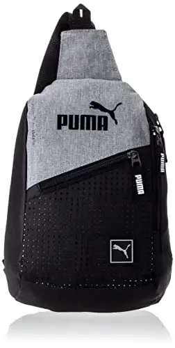 PUMA EVERCAT SIDEWALL SLING BACKPACK, One Size, Heather Grey - 4