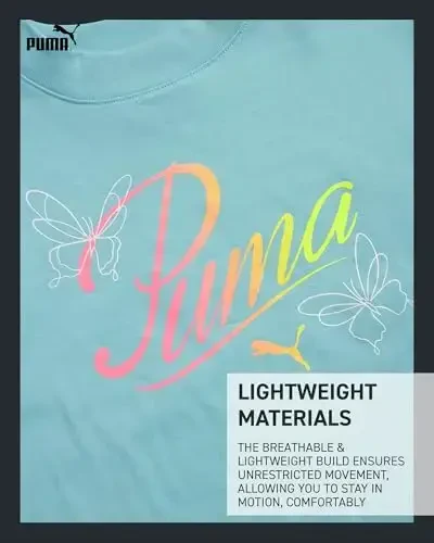 PUMA Girls Athletic Shortslari to‘plami - 2 qismli Active Performance futbolkasi va Gym Bike bolalar shortilari Girls Activewear to‘plami (7-14) - 4