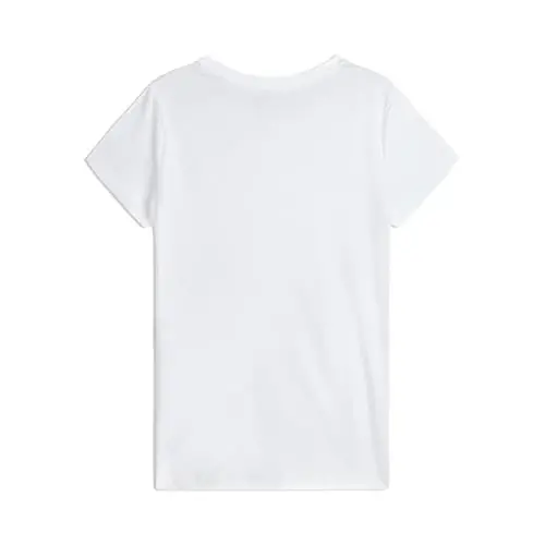 Puma Girls Core Logo Short Sleeve T-Shirt, Crewneck, Soft and Lightweight - PUMA (1)