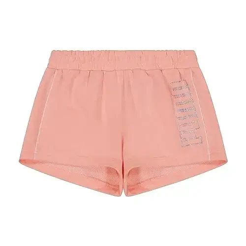 PUMA Girls' Cotton French Terry Short - 4