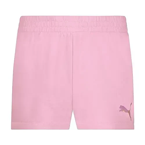 PUMA Girls' Cotton French Terry Short 