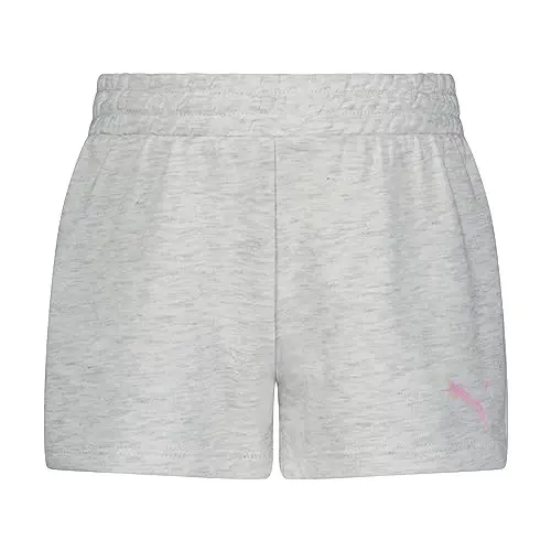 PUMA Girls' Cotton French Terry Short 